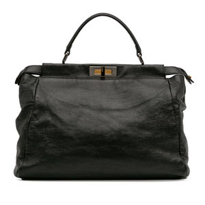 Pre-Loved Fendi Large Goatskin Peekaboo Iconic Satchel